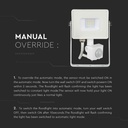 Proyector LED giratorio V-TAC - Samsung - Sensor PIR - Impermeable IP65 - Blanco - 10W - 800 Lumens - 4000K-extra-8.webp