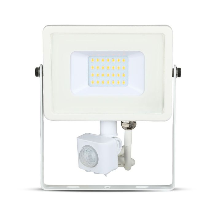 Proyector LED giratorio V-TAC - Samsung - Sensor PIR - Impermeable IP65 - Blanco - 20W - 1600 Lúmenes - 3000K-extra-3.webp