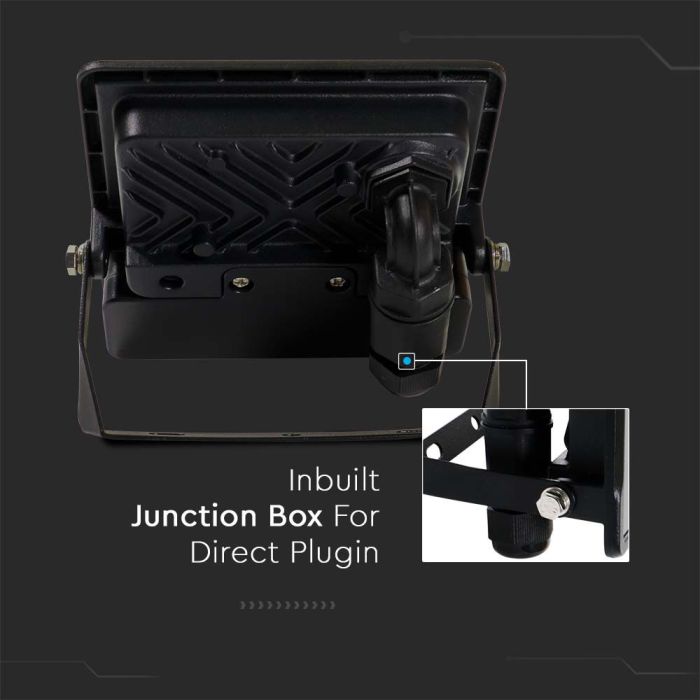 Proyector LED V-TAC - Samsung - Sensor PIR - Impermeable IP65 - Negro - 30W - 2340 Lúmenes - 3000K-extra-8.webp