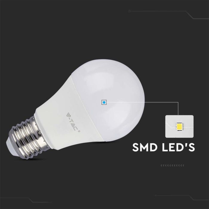 Bombilla LED V-TAC GLS - Samsung - Soporte E27 - IP20 - Blanca - 10.5W - 1055 Lumens - 4000K-extra-4.webp