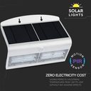 Aplique Solar V-TAC - IP65 Estanco - Blanco - 8W - 850 Lumens - 4000K-extra-8.webp