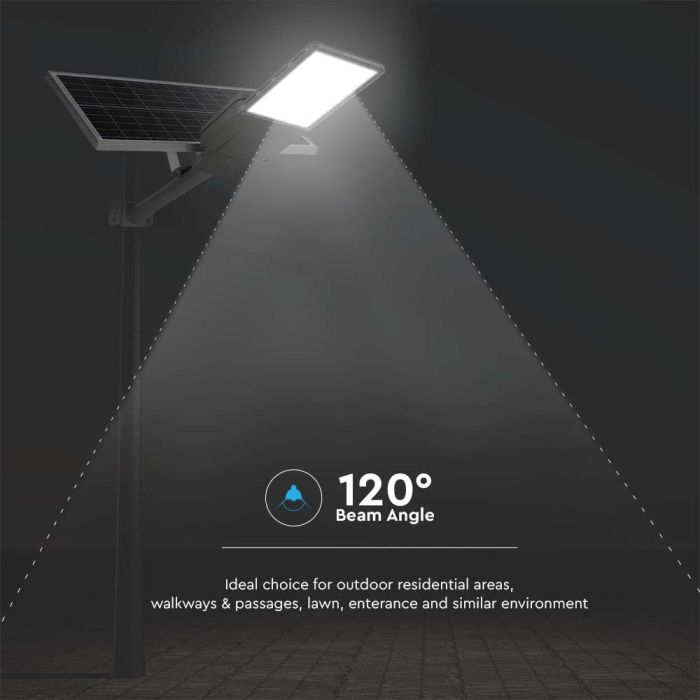 V-TAC Farola Solar - IP65 Impermeable - 2500 Lumens - 6500K-extra-8.webp
