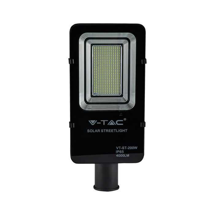 V-TAC Farola Solar - 50W - IP65 Impermeable - Negra - 4000 Lumens - 6000K-extra-3.webp