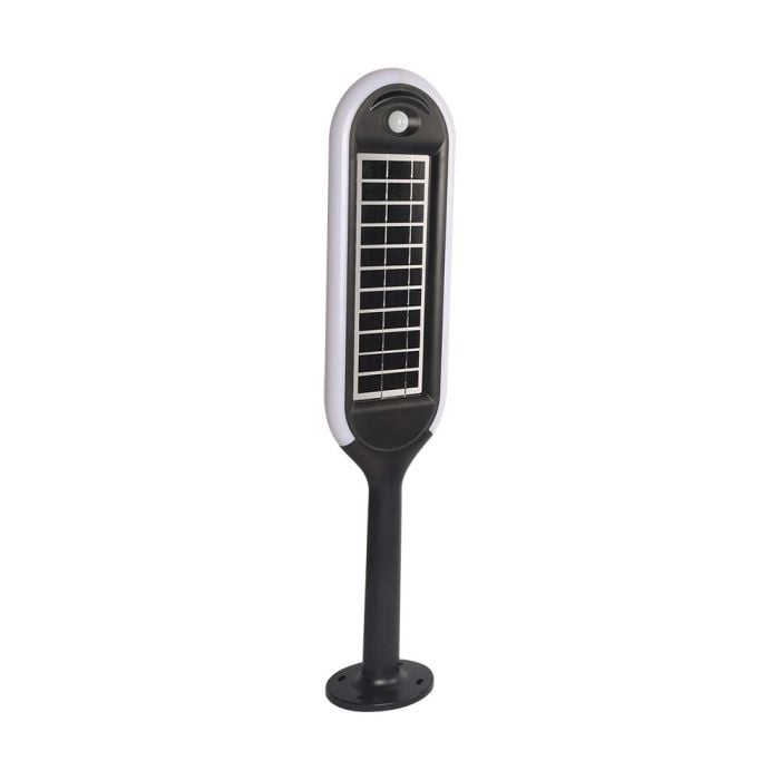 V-TAC Solar Bollard Light - IP65 Impermeable - Blanco + Negro - 5W- 400 Lumens - 4000K-extra-11.webp