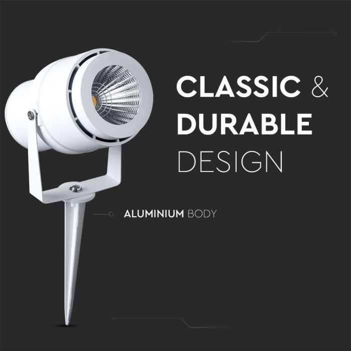 V-TAC Exterior - Luces de pincho para jardín - IP65 Impermeable - Blanco - 12W - 720 Lúmenes - Verde-extra-5.webp