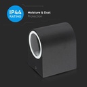 V-TAC Aplique de Pared Exterior - Accesorios de Pared - Soporte GU10 - IP44 - Negro-extra-6.webp