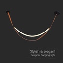 V-TAC Lámpara de techo de diseño - IP20 - Marrón - 12W - 1440 Lumens - 3000K-extra-3.webp