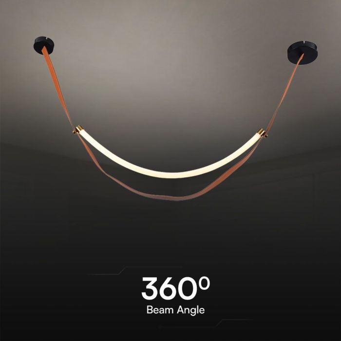 V-TAC Lámpara de techo de diseño - IP20 - Marrón - 12W - 1440 Lumens - 3000K-extra-4.webp