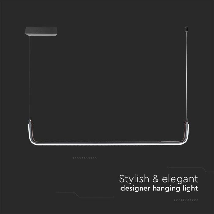 V-TAC Lámpara de techo de diseño - IP20 - Negra - 12W - 1200 Lumens - 4000K-extra-5.webp