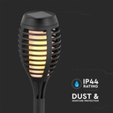 V-TAC Solar Flame Stick Lights - IP44 - Negro - 1W - 2200K - Pack de 8-extra-7.webp