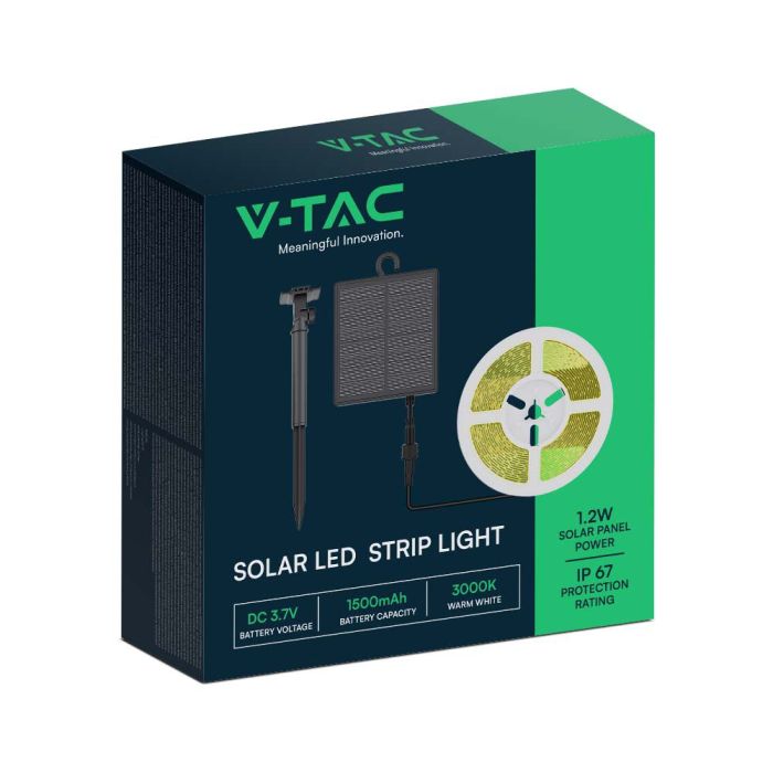 Tira de Luz Solar V-TAC - IP67 Impermeable - 4000K-extra-10.webp