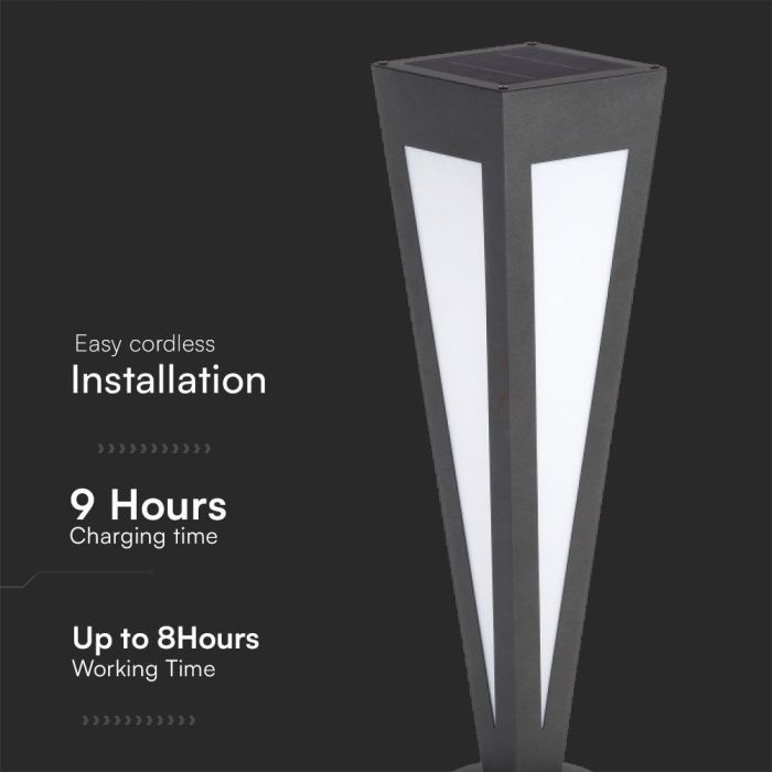 V-TAC Lámpara solar para césped - IP65 Impermeable - 3000K-extra-4.webp