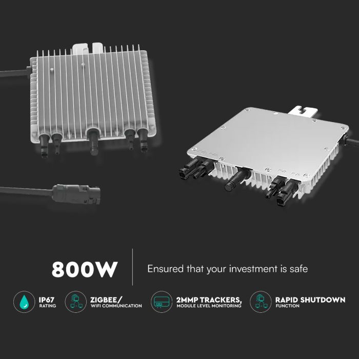 Microinversor V-TAC 220/230V - Wifi - IP67 Estanco - 800W-extra-6.webp