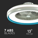 Ventilador de caja V-TAC - Motor CA - Blanco + Anillo Gris - 45W- 3000 Lumens - 3IN1-extra-6.webp