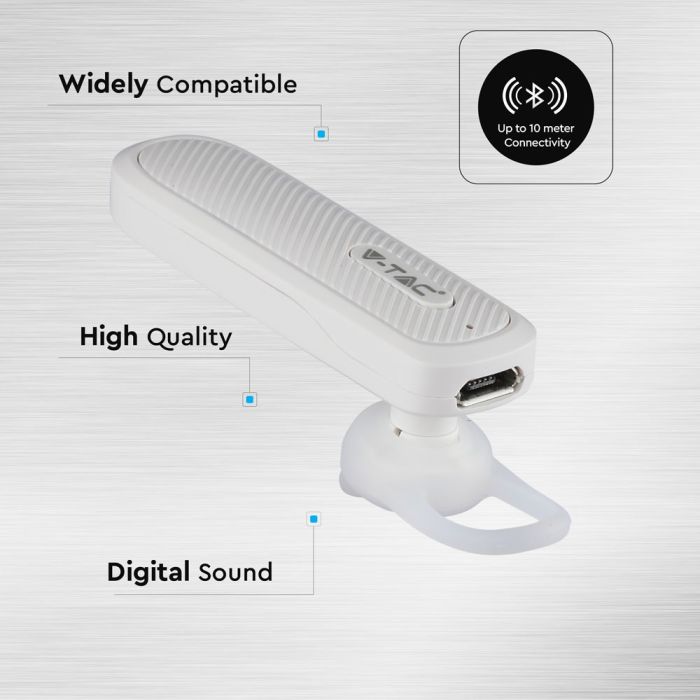 Auriculares V-TAC - Inalámbricos - Blanco-extra-7.webp
