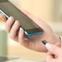 V-TAC Cable USB - Tipo C - Silver Series - Negro - 1M-extra-1.webp