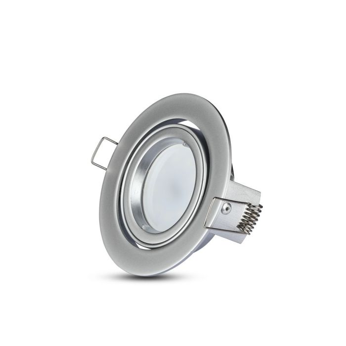 V-TAC LED Aro redondo - Empotrable - GU10 - IP20 - Gris Metálico-extra-7.webp
