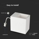 V-TAC LED Aro cuadrado - Accesorios de superficie G9 - IP20 - Blanco-extra-4.webp