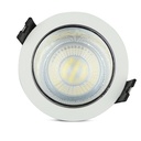 V-TAC LED Aro redondo - Empotrable - GU10 - IP20 - Blanco + Cromo-extra-6.webp