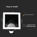 V-TAC Aro cuadrado LED - Empotrable - GU10 - IP20 - Blanco + Negro-extra-4.webp