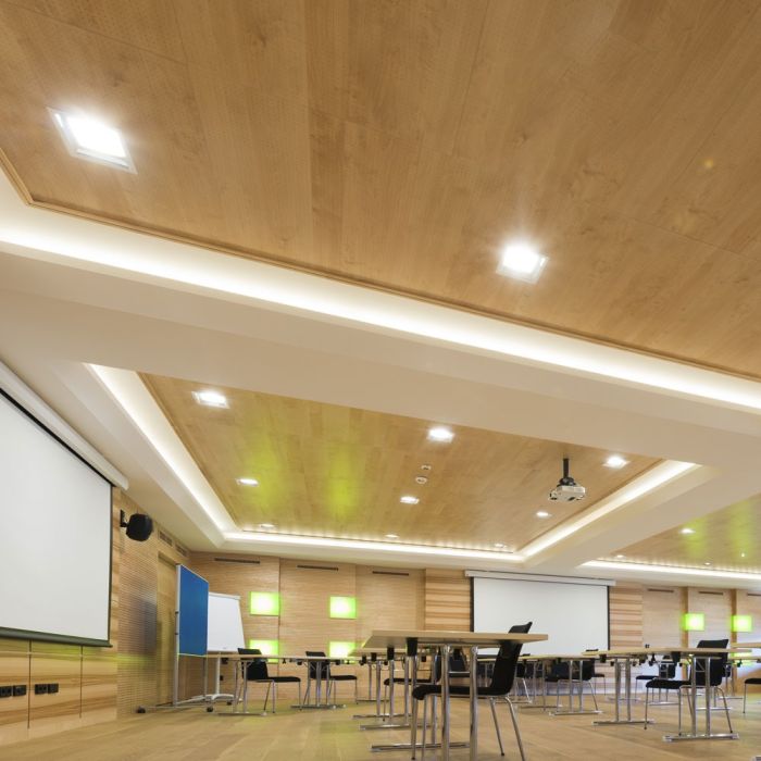 V-TAC Aro cuadrado LED - Empotrable - GU10 - IP20 - Blanco + Dorado-extra-1.webp