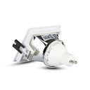 V-TAC Aro cuadrado LED - Empotrable - GU10 - IP20 - Blanco + Cromo-extra-8.webp
