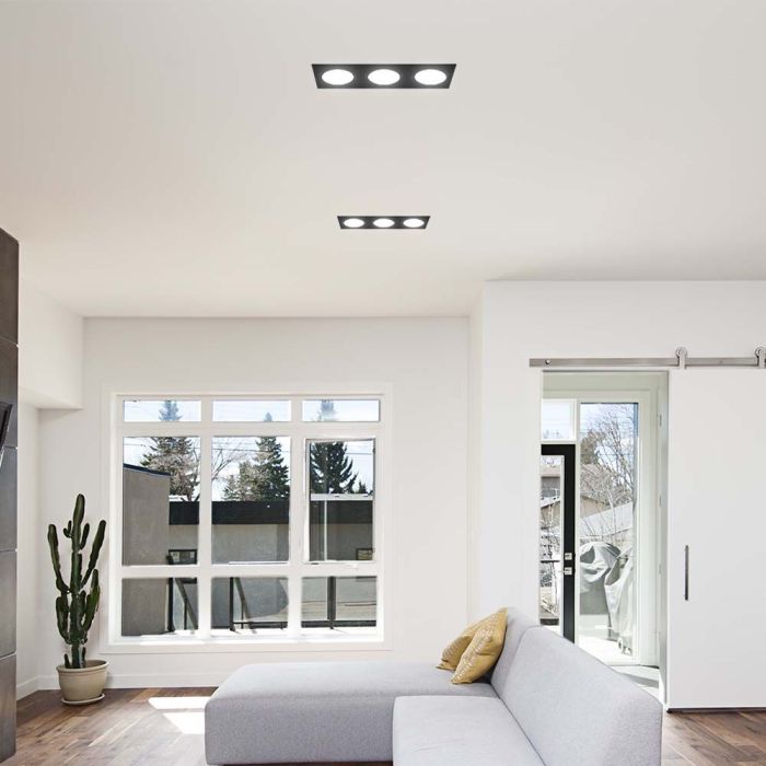 V-TAC LED Aro - Accesorios AR111 - IP20 - Negro-extra-2.webp