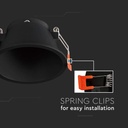 V-TAC LED Aro redondo - Empotrable - GU10 - IP20 - Negro-extra-3.webp