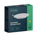 V-TAC LED Mini Panel - Retroiluminado Empotrado - IP20 - Blanco - 6W - 660 Lúmenes - 6500K-extra-6.webp