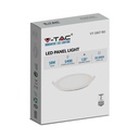 Mini panel LED redondo V-TAC - Serie Premium - IP20 - Blanco - 18W - 1400 Lúmenes - 2700K-extra-3.webp