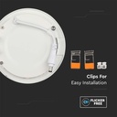 Mini panel LED redondo V-TAC - Serie Premium - IP20 - Blanco - 18W - 1400 Lúmenes - 4000K-extra-8.webp