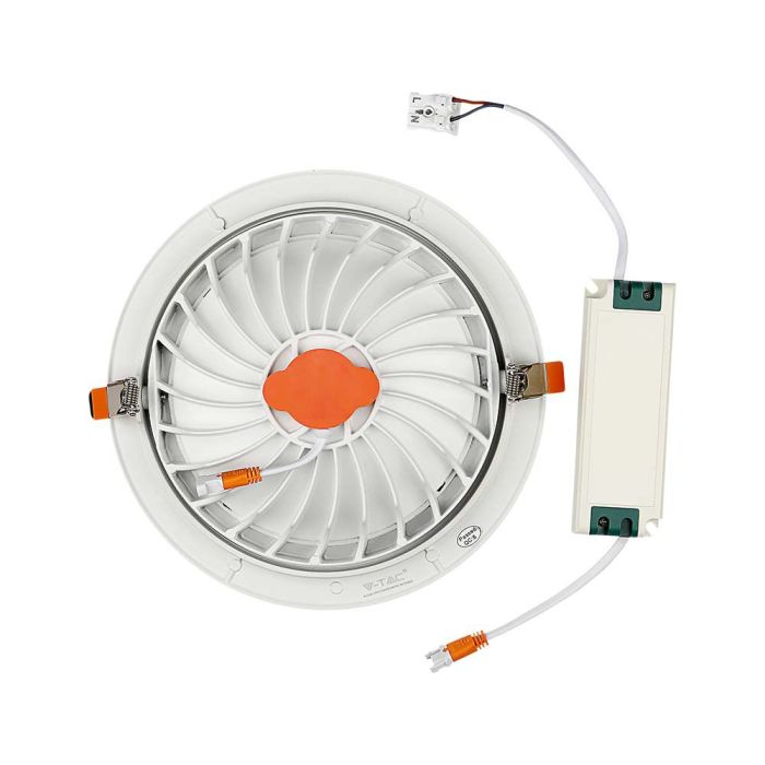 V-TAC LED Foco empotrablet Ajustable - Samsung - IP20 - Blanco - 20W - 1830 Lumens - 4000K-extra-8.webp