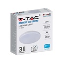 Plafón cuadrado LED V-TAC - Samsung - sin recorte - 300mm - IP44 - Blanco - 25W - 2500 Lumens - 3000K-extra-5.webp