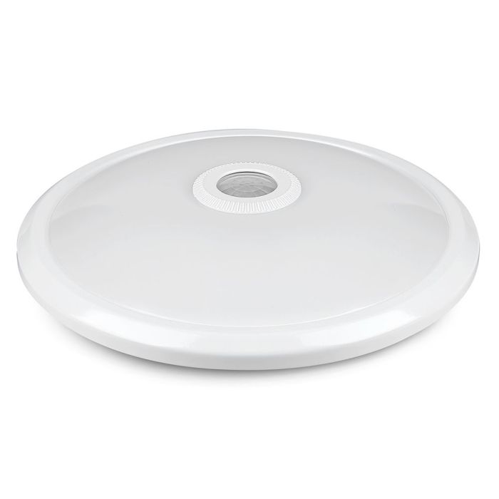 LED Plafón redondo VTAC con sensor - Samsung - Sensor PIR - 290 mm - IP20 - Branco - 12 W - 900 lúmenes - 6400 K-extra-3.webp