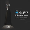 Aplique Triangular LED V-TAC - IP65 Impermeable - Negro - 4W - 450 Lumens - 3000K-extra-8.webp