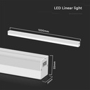 V-TAC LED Luz Lineal de Superficie - IP20 - Blanco - 40W - 4300 Lumens - 4000K-extra-4.webp