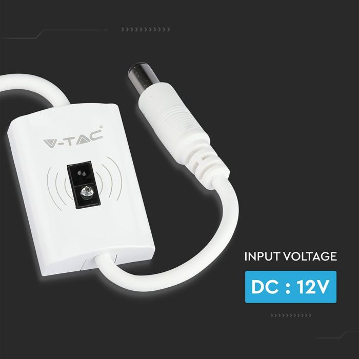 V-TAC Tiras de Luz LED - Accesorios - Luz de Cama Sensor de Onda Manual - IP20 - Blanco-extra-2.webp