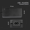 Tiras de luz LED V-TAC - Accesorios - Fuente de alimentación de plástico - IP44 - Negro - 60W-extra-4.webp