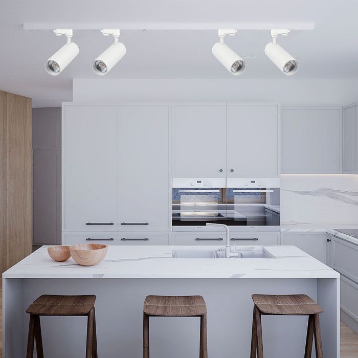 V-TAC LED COB Foco de carril - IP20 - Blanco - 40W- 3150 Lumens - 3IN1-extra-1.webp