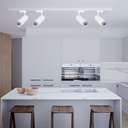 V-TAC LED COB Foco de carril - IP20 - Blanco - 40W- 3150 Lumens - 3IN1-extra-1.webp