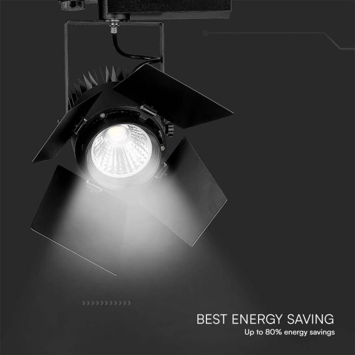 V-TAC LED Foco de carril - Samsung - IP20 - Negro - 33W - 3000 Lumens - 4000K-extra-6.webp