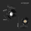 V-TAC LED Foco de carril - Samsung - IP20 - Negro - 33W - 3000 Lumens - 3000K-extra-2.webp