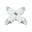 V-TAC LED Foco de carril - Accesorios - Conector de carril 4X - IP20 - Blanco-extra-1.webp