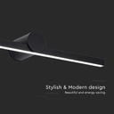 V-TAC LED Luz Espejo Pared - IP65 Impermeable - Negro - 10W - 1530 Lumens - 4000K-extra-3.webp