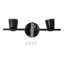 Aplique LED V-TAC - Doble Cabezal - IP20 - Negro - 10W - 1080 Lumens - 3000K-extra-4.webp