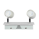 V-TAC LED Foco de carril - Doble Cabeza - GU10 Track Fitting - IP20 - Blanco-extra-6.webp