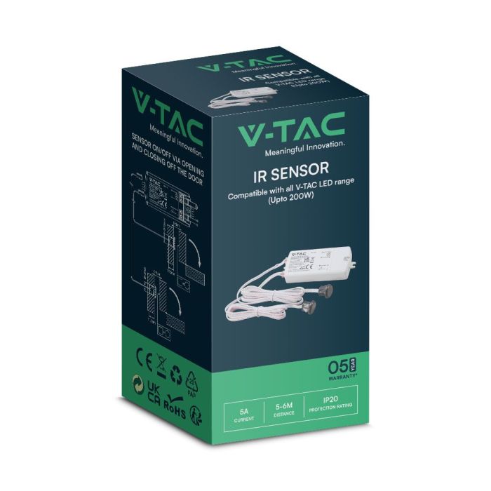Detectores de movimiento V-TAC - IP20 - Blanco-extra-6.webp