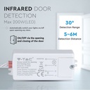 V-TAC Detector de movimiento para puertas - IP20 - Blanco-extra-1.webp