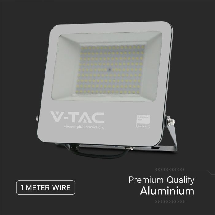 Proyector LED V-TAC - Samsung - IP65 Impermeable - Cuerpo Negro - 1 Metro de Cable - 100W - 8700 Lúmenes - 6500K-extra-8.webp