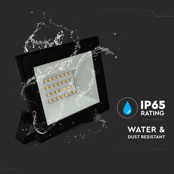 Proyector LED V-TAC - Serie E - Impermeable IP65 - Negro - 20W - 1760 Lumens - 6500K-extra-5.webp